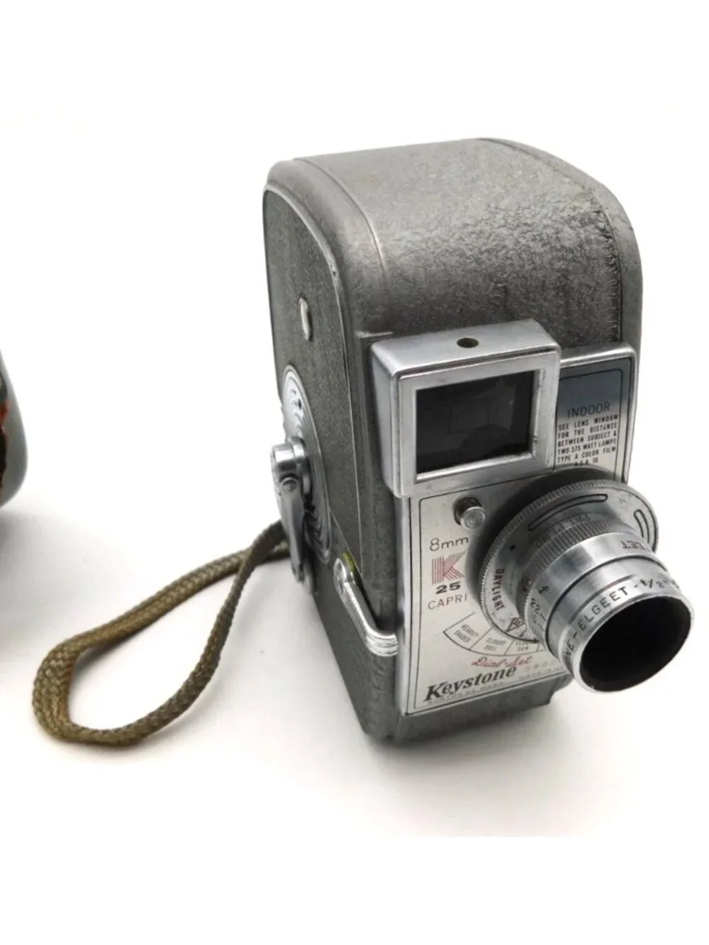 Vintage Keystone K-25 Capri 8mm Movie Camera w/ Original Case Untested USA